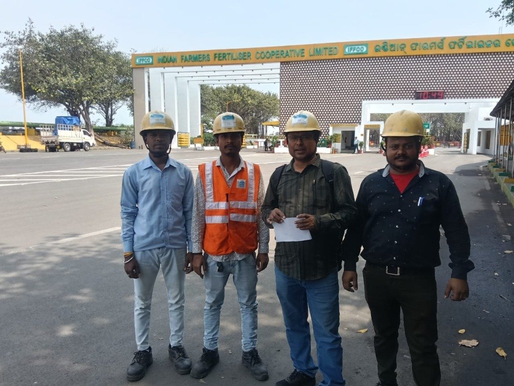 MLE team at IFFCO plant site
