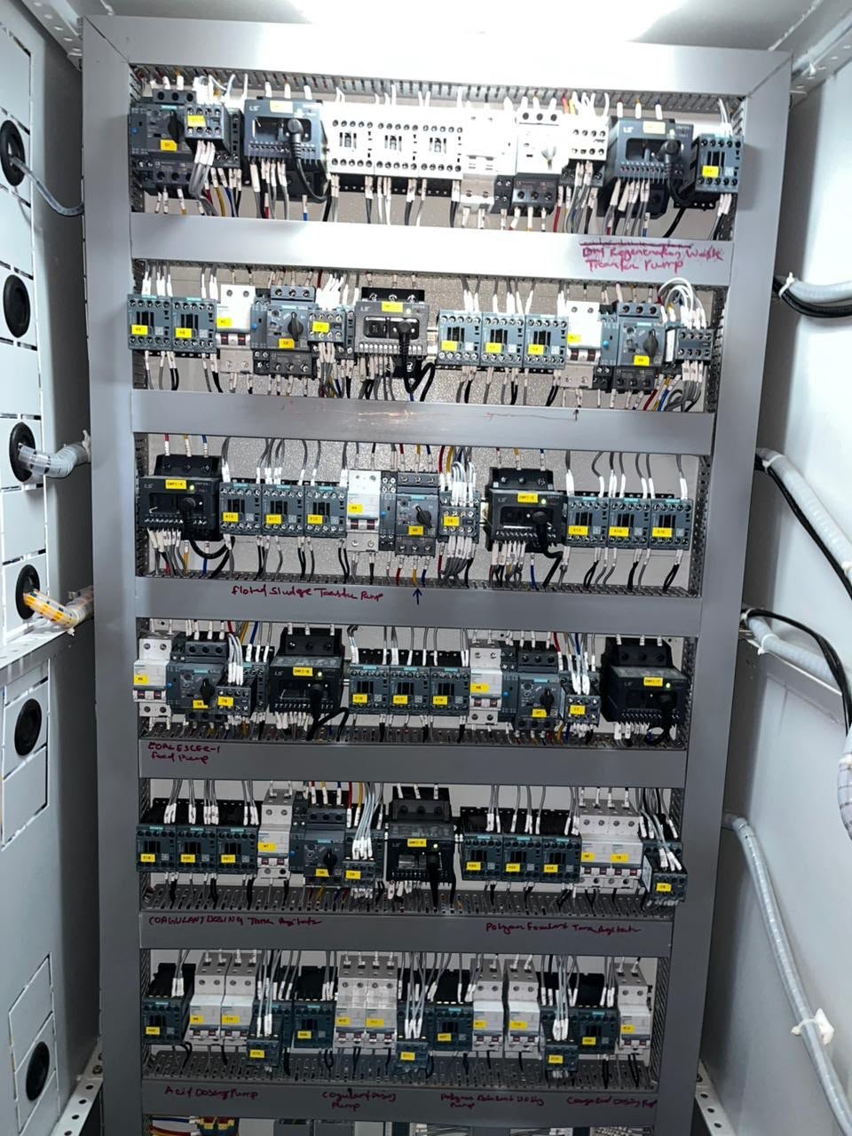 MCC Panel Interior Wiring